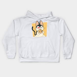 Pizza Kitten Kids Hoodie